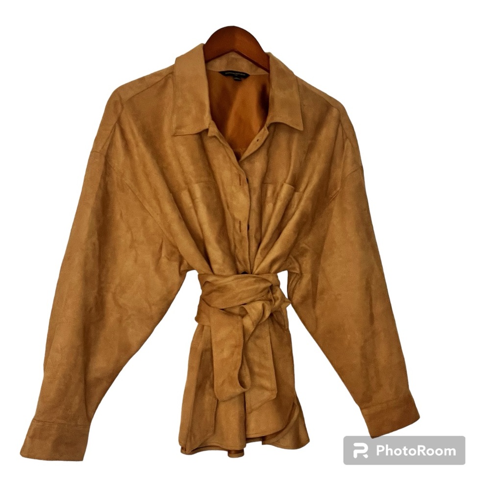 Banana Republic Vegan Suede lightweight Shacket